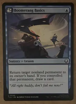 Boomerang Basics - Avatar: The Last Airbender TLA - NM MTG - Image 1