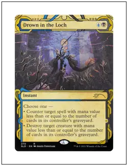 1x Drown in the Loch, Secret Lair Drop, Magic MTG NM - Image 1