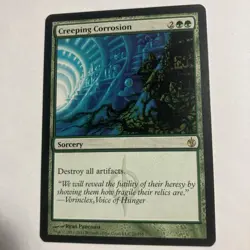 MTG Creeping Corrosion - Mirrodin Besieged #78 Regular Rare 078/115 - Image 1