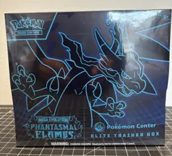 Pokemon Center Mega Evolution Phantasmal Flames Elite Trainer Box ETB - Image 1