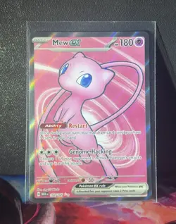 Mew ex 193/165 Sv: Scarlet & Violet 151 Full Art Holo Pokemon TCG Near Mint NM - Image 1