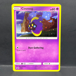 2017 POKEMON SUN & MOON COSMOG SM42 COSMOS HOLO (BLACK STAR PROMO) - Image 1
