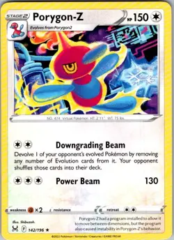 Pokemon | SWSH11: Lost Origin | Porygon-Z | 142/196 | Normal | NM - Image 1