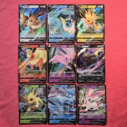 Pokemon Gem Pack 2: Eeveelution 13/15 9x Lot V Simplified Chinese - NM - Image 1