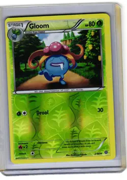 Pokemon XY: Ancient Origins Gloom #2/98 Uncommon,Reverse Holo Lightly played - Image 1