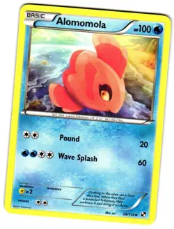Pokemon Black and White Alomomola (38) #38/114 Uncommon Lightly played - Image 1