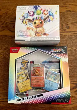 Pokemon TCG Scarlet & Violet Prismatic Evolutions Elite Trainer Box ETB Bundle - Image 1