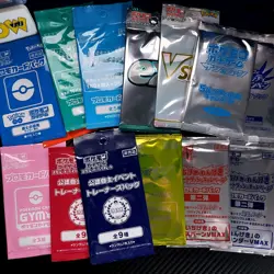 Pokemon Japanese sealed booster packs promo Event collection XY Gold EX Bundle - Image 1