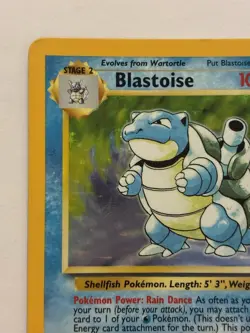 Pokemon TCG Blastoise Holo Rare Base Set 2/102 - Image 2