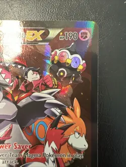 Pokemon TCG Full Art Ultra Rare Holo Groudon Ex Team Magmas 2015 NM D - Image 3