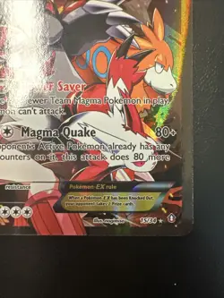 Pokemon TCG Full Art Ultra Rare Holo Groudon Ex Team Magmas 2015 NM D - Image 5