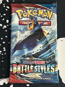 Pokemon Sword & Shield Battle Styles Booster Pack - 1 Factory Sealed Pack 820650808197 - Image 3