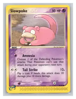 Pokemon TCG Slowpoke 45/95 Team Magma vs Team Aqua Normal LP - Image 1