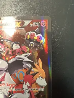 Pokemon TCG Full Art Ultra Rare Holo Groudon Ex Team Magmas 2015 NM B - Image 3