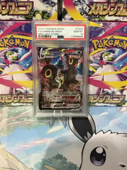 PSA 10 Gem Mint Umbreon Vmax TG23/TG30 Brilliant Stars Pokemon TCG Full Art Rare - Image 1
