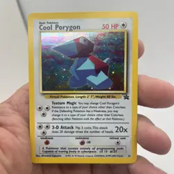 Pokemon Cool Porygon Black Star WOTC Promo Holo 15/53 - Image 1