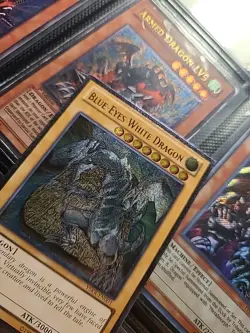 Yugioh Blue-Eyes White Dragon YSKR-EN001 Ultimate Rare 1st Ed - Image 3