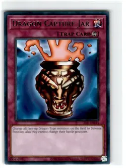 Yu-Gi-Oh! Dragon Capture Jar Rare LOB-EN045 Lightly Played Unlimited - Image 1