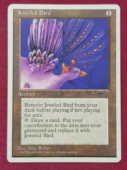 Magic The Gathering CHRONICLES JEWELED BIRD artifact card MTG - Image 1