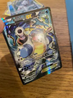 PLAYED! Blastoise EX (XY122) Red & Blue Collection Promo Standard Pokemon Card! - Image 3