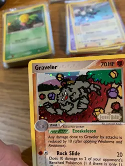 NEAR MINT! Graveler (34/92) Stamped Reverse Holo EX Legend Maker Pokemon Card! - Image 3