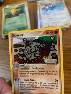 NEAR MINT! Graveler (34/92) Stamped Reverse Holo EX Legend Maker Pokemon Card! - Image 4