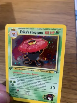 1st Edition Erika's Vileplume (5/132) Holo Gym Heroes Pokemon Card! FREE P&P! - Image 5