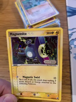 NEAR MINT! Magnemite (59/92) Stamped Reverse Holo EX Legend Maker Pokemon Card! - Image 4