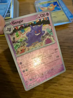NEAR MINT! Gengar (094/165) Scarlet & Violet 151 Reverse Holo Pokemon Card! - Image 3