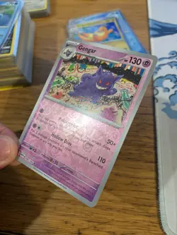 NEAR MINT! Gengar (094/165) Scarlet & Violet 151 Reverse Holo Pokemon Card! - Image 4