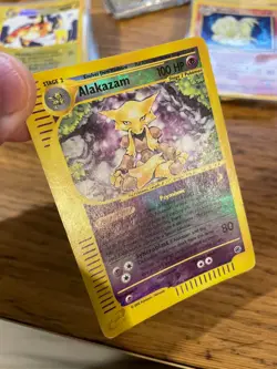 MP! Alakazam (1/165) Expedition Base Set Reverse Holo Pokemon Card! FREE P&P! - Image 5