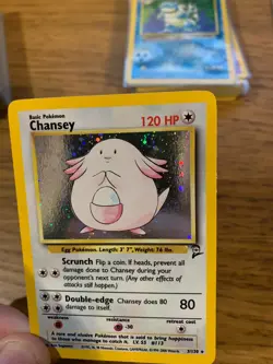 Chansey (3/130) Holo Base Set 2 Pokemon Card! FAST & FREE P&P! - Image 5