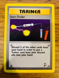 Item Finder (103/130) Rare Base Set 2 Pokemon Card! FAST & FREE P&P! - Image 2