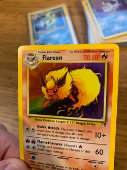 Flareon (10/110) Holo Legendary Collection Pokemon Card! FAST P&P! - Image 5