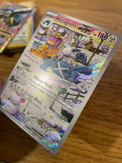 NEAR MINT! Metagross (178/162) Temporal Forces Illustration Rare Pokemon Card! - Image 4