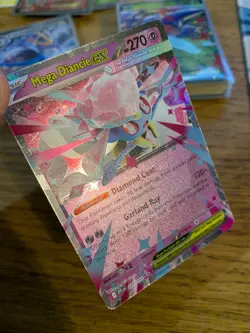 NM! Mega Diancie ex (041/094) Phantasmal Flames Double Ultra Rare Pokemon Card! - Image 3