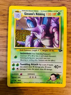 Giovanni's Nidoking (7/132) Holo Gym Challenge Pokemon Card! FREE P&P! - Image 2