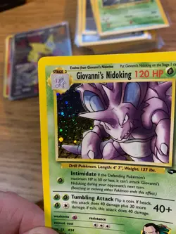 Giovanni's Nidoking (7/132) Holo Gym Challenge Pokemon Card! FREE P&P! - Image 4