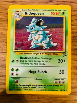 Nidoqueen (12/130) Holo Base Set 2 Pokemon Card! FAST & FREE P&P! - Image 2