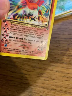 1st Edition Ho-oh (7/64) Holo Neo Revelation Set Pokemon Card! FREE P&P! - Image 4