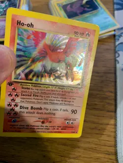 1st Edition Ho-oh (7/64) Holo Neo Revelation Set Pokemon Card! FREE P&P! - Image 5