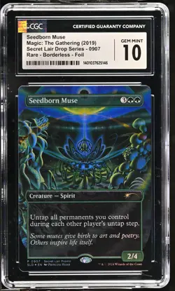 SEEDBORN MUSE Secret Lair Drop Series Foil CGC 10 Gem Mint MTG [Nostalgium] - Image 1