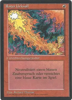 TCG MtG 173 FBB Deutsch Limitiert 3rd Roter Urknall / Red Elemental Blast - Image 1