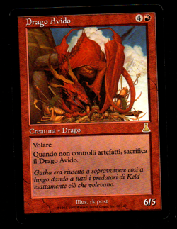 *MRM* ITALIANO Drago Avido - Covetous Dragon MTG Magic UDS - Image 1