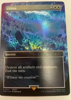 MTG Final Fantasy Foil Ultima Standard Showdown Promo (NM) - Image 1