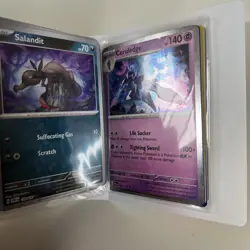 Pokemon Card Lot (60) In A Mini Binder - Image 3