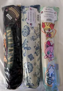 Pokemon World Championships 2025 Anaheim Set Of 3 Playmat & Playmat Bag In Hand - Image 1
