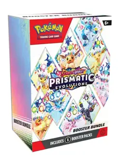 🔥Pokemon TCG Prismatic Evolutions Booster Bundle sealed 6 Booster Packs🔥 - Image 1