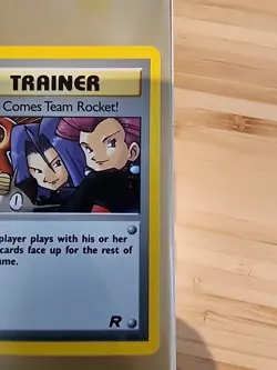 1st Edition Here Comes Team Rocket 15/82 Pokemon Card Holo Trainer - Image 2