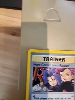 1st Edition Here Comes Team Rocket 15/82 Pokemon Card Holo Trainer - Image 3